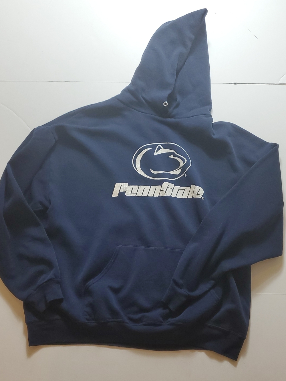 Jerzees White and Blue Penn State Sweatshirt